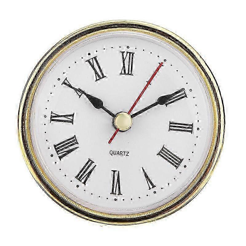 1PC Classic Clock Craft Quartz Movement 2-1/2" (65mm) Round Clocks Head Insert Roman Number Mayitr Little Clock