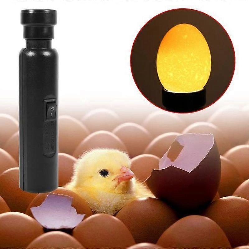 LED Egg Tester Egg Fertility Tester Quail Incubator Hatching Eggs with EU Plug