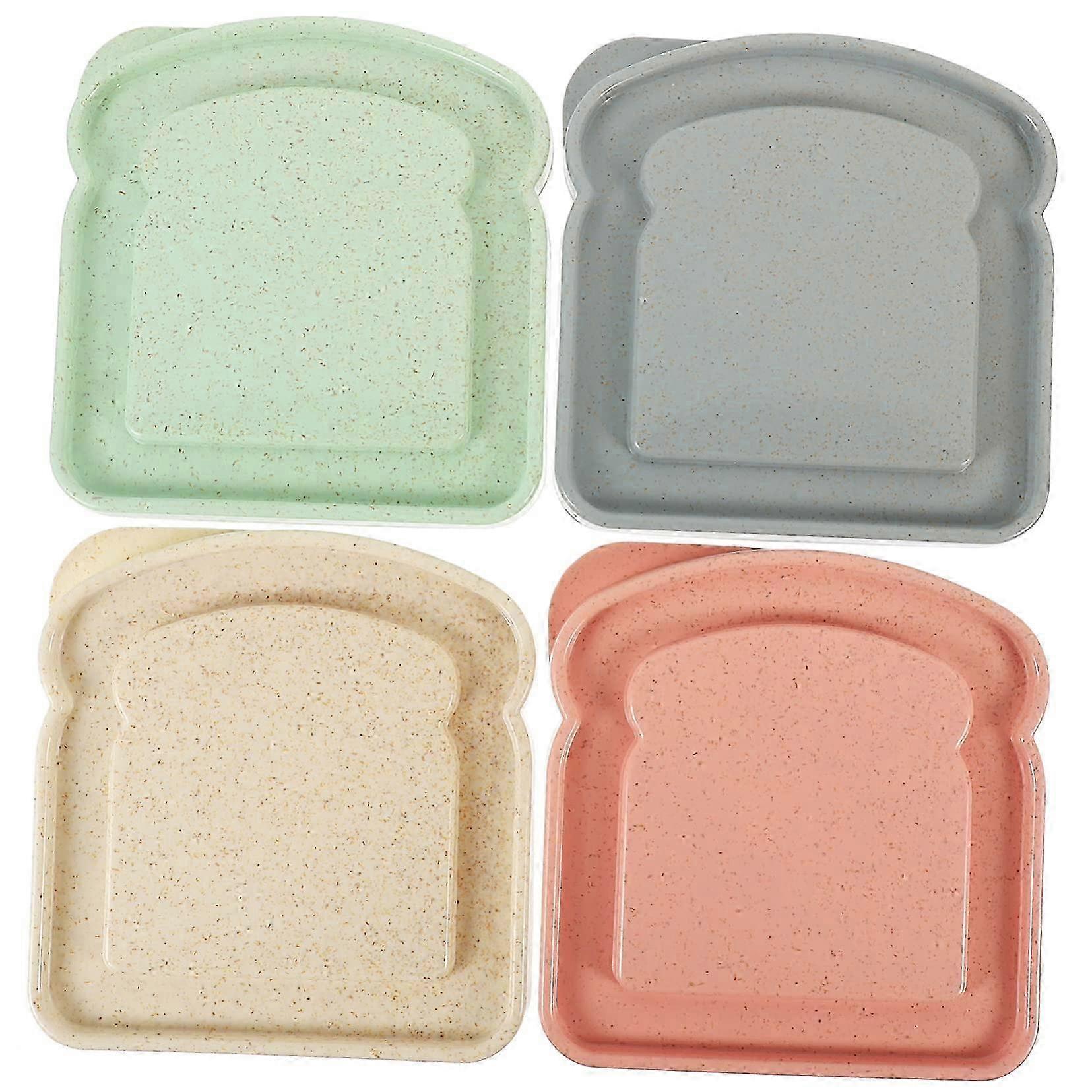 4-delig - Kampeer- en picknickvoedselboxen (multi-pack) Sandwich opslagcontainers