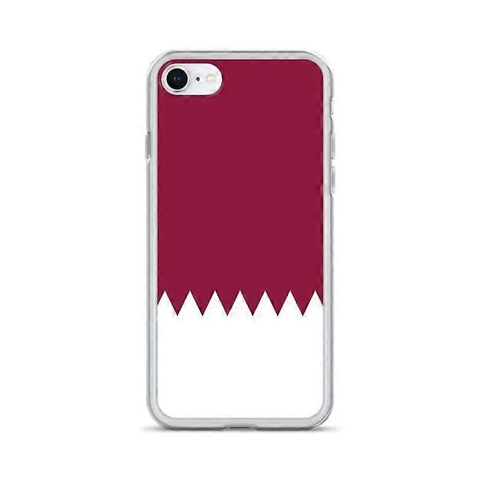 iPhone Case - Qatar - SE 2020 - Flexible - Multicolor - Flag Design