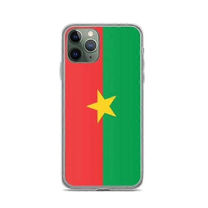 iPhone Case - Burkina Faso Flag - iPhone 11 Pro - Flexible - Multicolor - Vertical