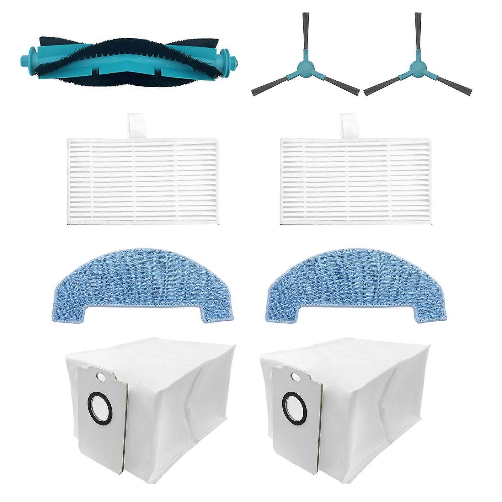 Main Brush Side Brushes Replacement Filters Mopping Cloth Vacuum Cleaner Replacement Accessories Suitable for 2499 Model