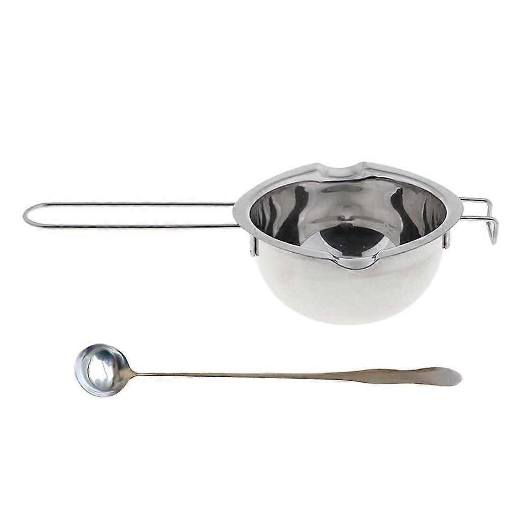 الفولاذ المقاوم للصدأ ذوبان الشمع ملعقة مع وعاء مجموعة الشموع صنع التحريك