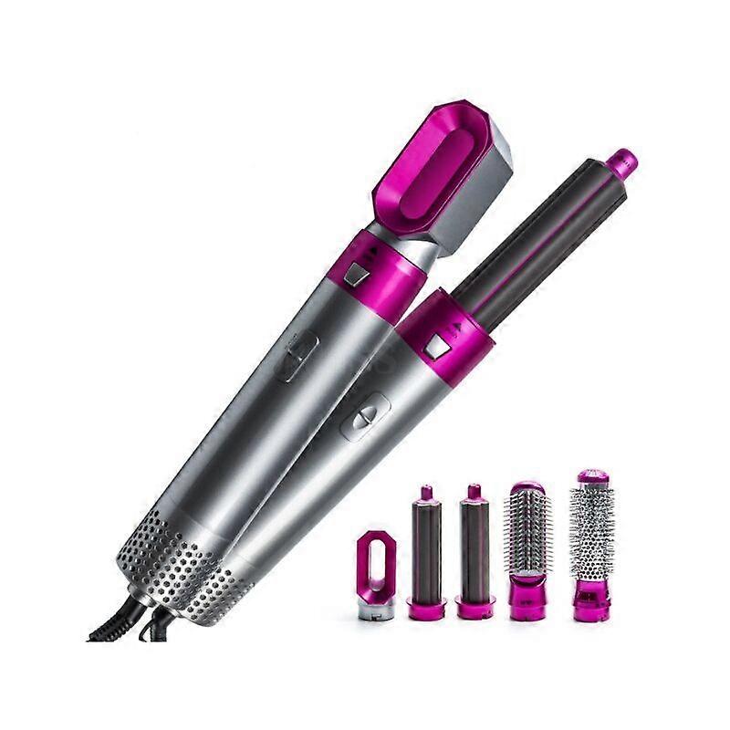 2025 Latest Model 5-in-1 Multifunctional Hot Air Comb, Dry and Wet Dual-use Hair Straightener,