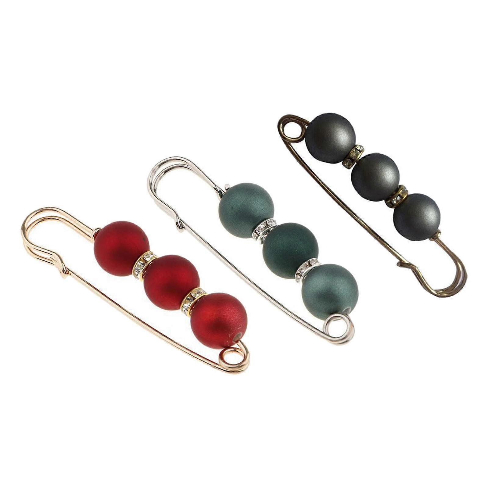 スペーサービーズピンブローチクリップスカーフハット