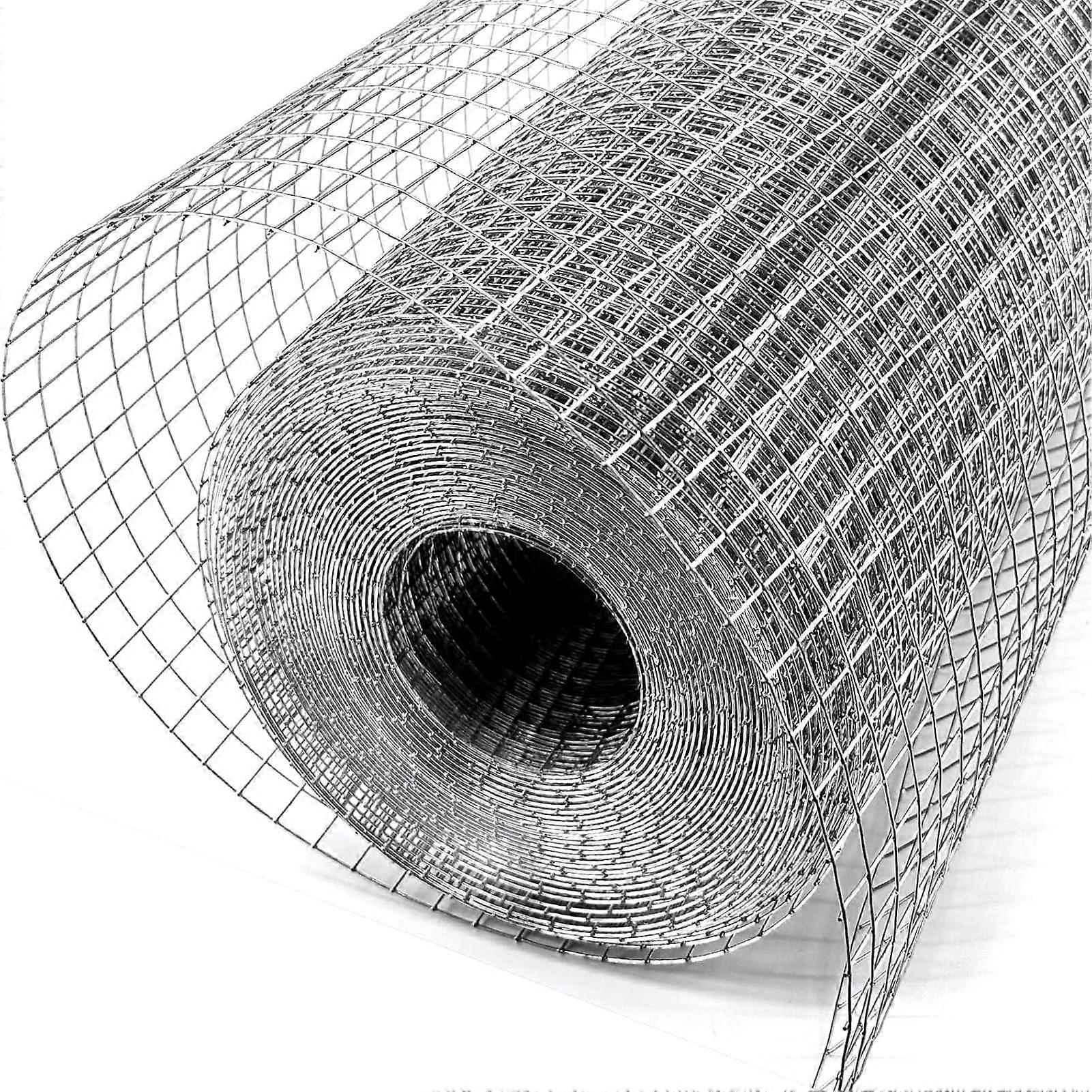 Maschendraht, 1/2 Zoll EdelstahlDrahtgewebe, Geschweißtes Drahtgeflecht fr Garten, Hhnerdrahtzaunrolle (1mx20m)