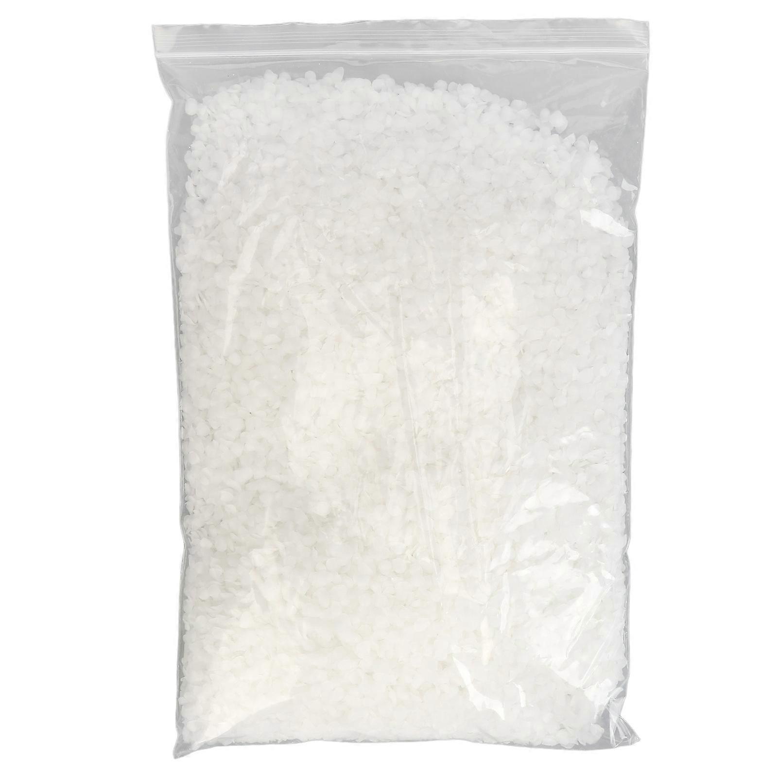 White Beeswax Pellets Cosmetics Material Multipurpose Organic Beeswax for Lip Balm Candle Making 17.6oz