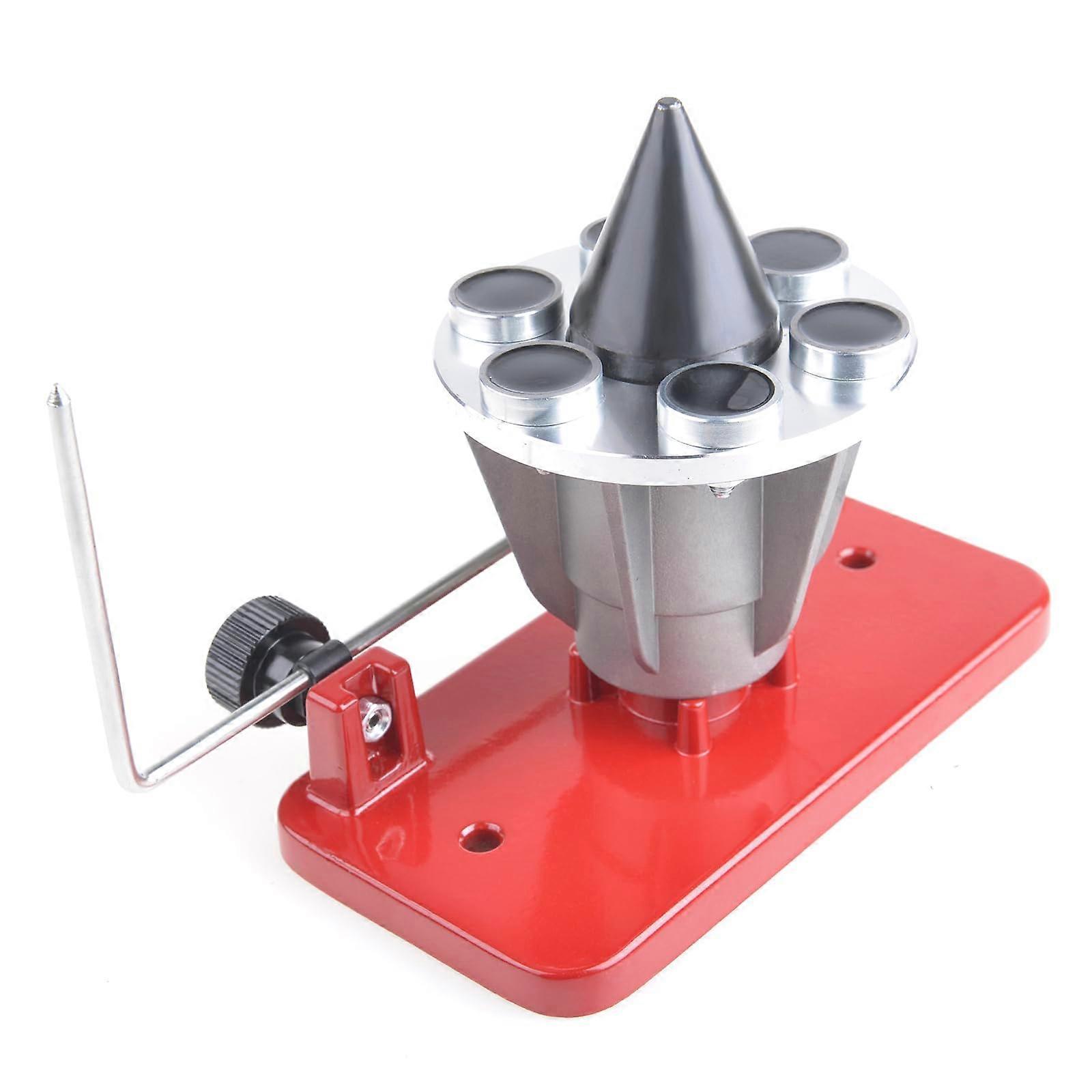 Magnetic Wall Mount Blade Balancer Replace 339075B Lawn Mower Blade Balancer for All Lawnmower Blades 42047 Red