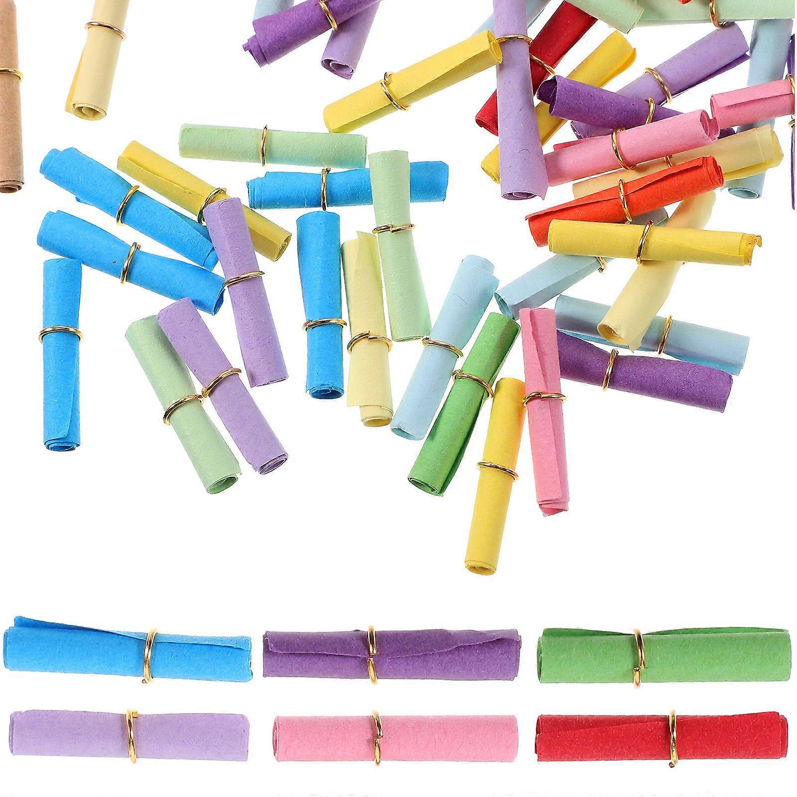 100pcs Decorative Wish Message Paper for Mini Bottles – Scrapbooking, Letter Writing & Unique Gifting for Friends and Loved Ones