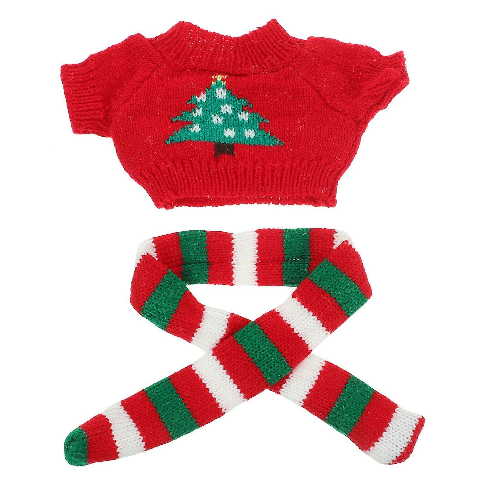 Diy Mini Scarf Small Sweater Children Girls Birthday Assorted Color 1Set