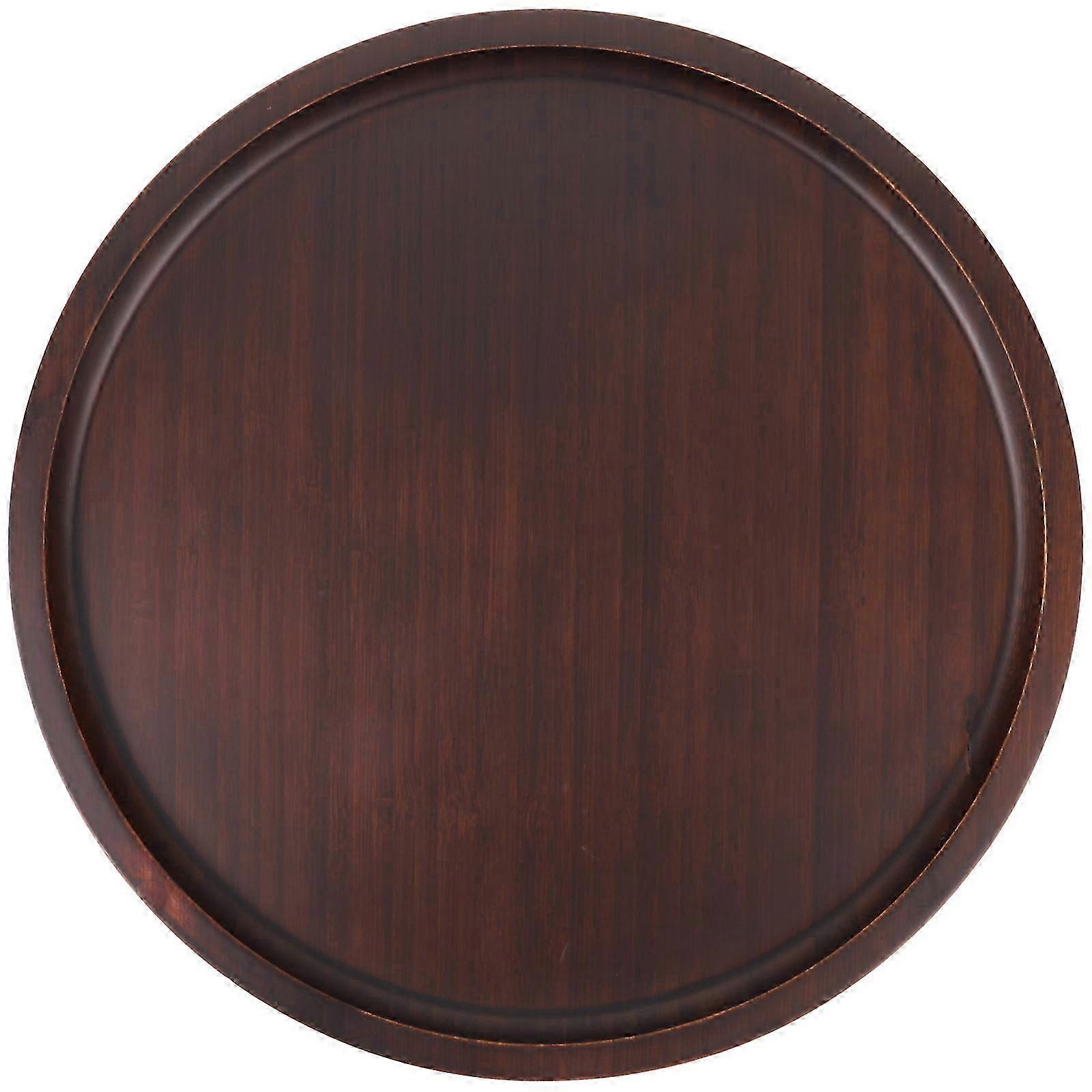 キッチンダイニングテーブル用竹サービングトレイ30x30x2cm