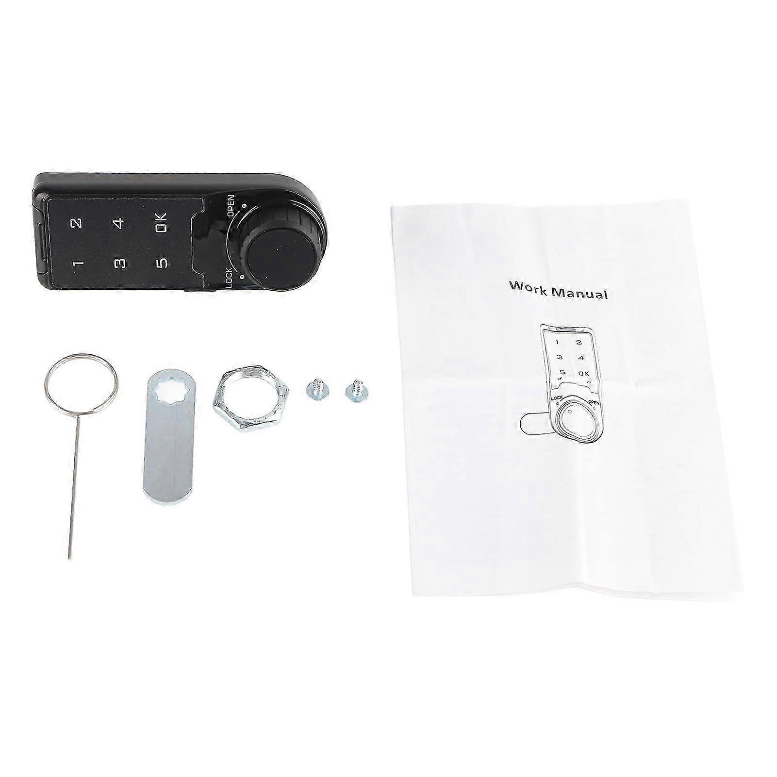 Touch Keypad Password Key Access Lock Digital Electronic Security Cabinet Coded Locker L=20mm