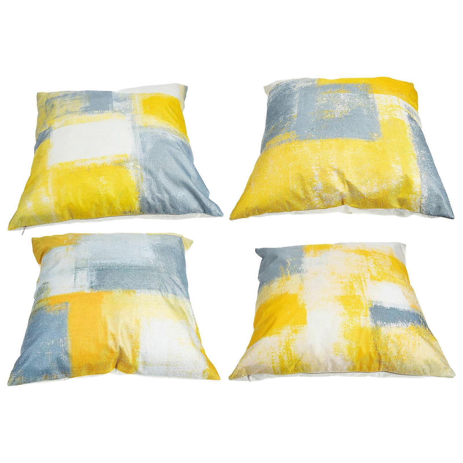Square Pillow Covers European Decorative Indoor Use 45x45cm Washable