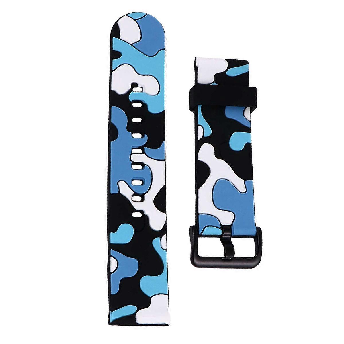 Camouflage Silicone Watch Band for Grit X – Comfortable, Easy to Use Replacement for Outdoor Enthusiasts