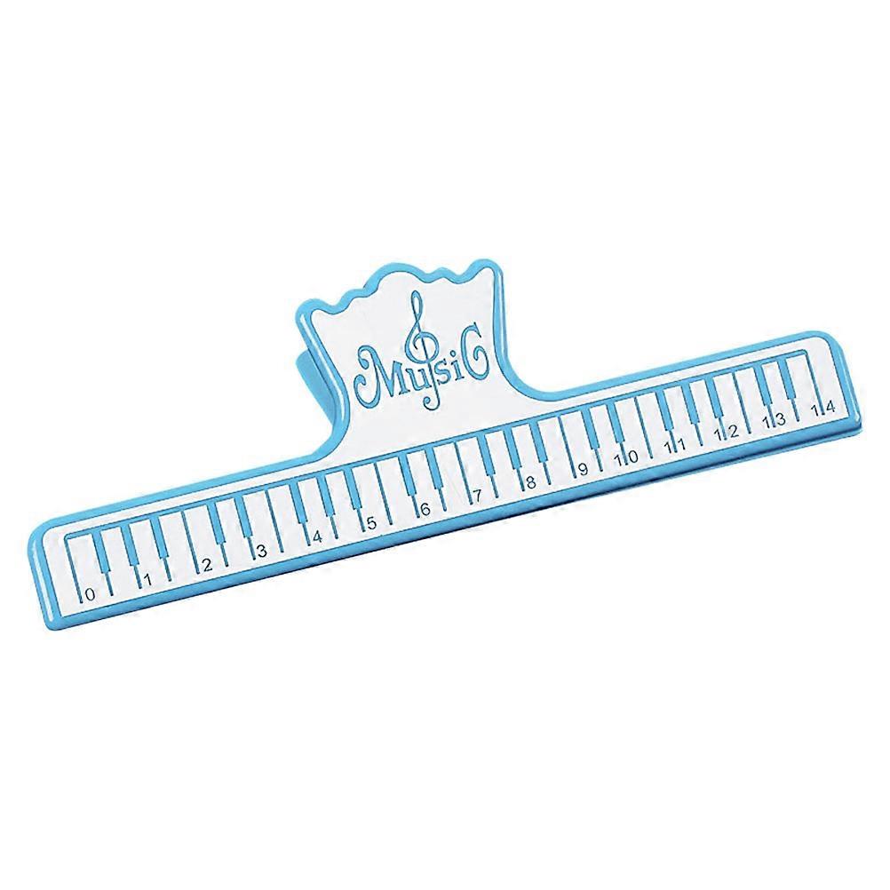 Durable Portable Music Score Clip for Sheet Music, Photos & Important Papers – Strong Grip, Outdoor Use, Blue