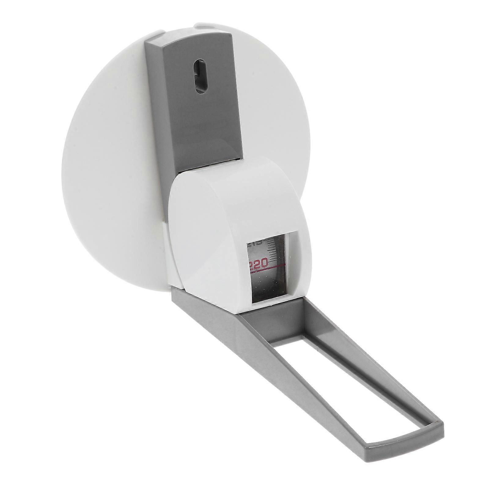 Wall Mounted Height Measuring Tape for Adults – Compact Automatic Design with Wall Plate for Space Saving and Easy Use