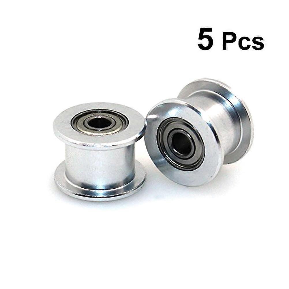 Mechanical Timing Pulley Silver 1.80X1.00X1.00CM for Hobbing Machine 3D Printer Parts 5Pack