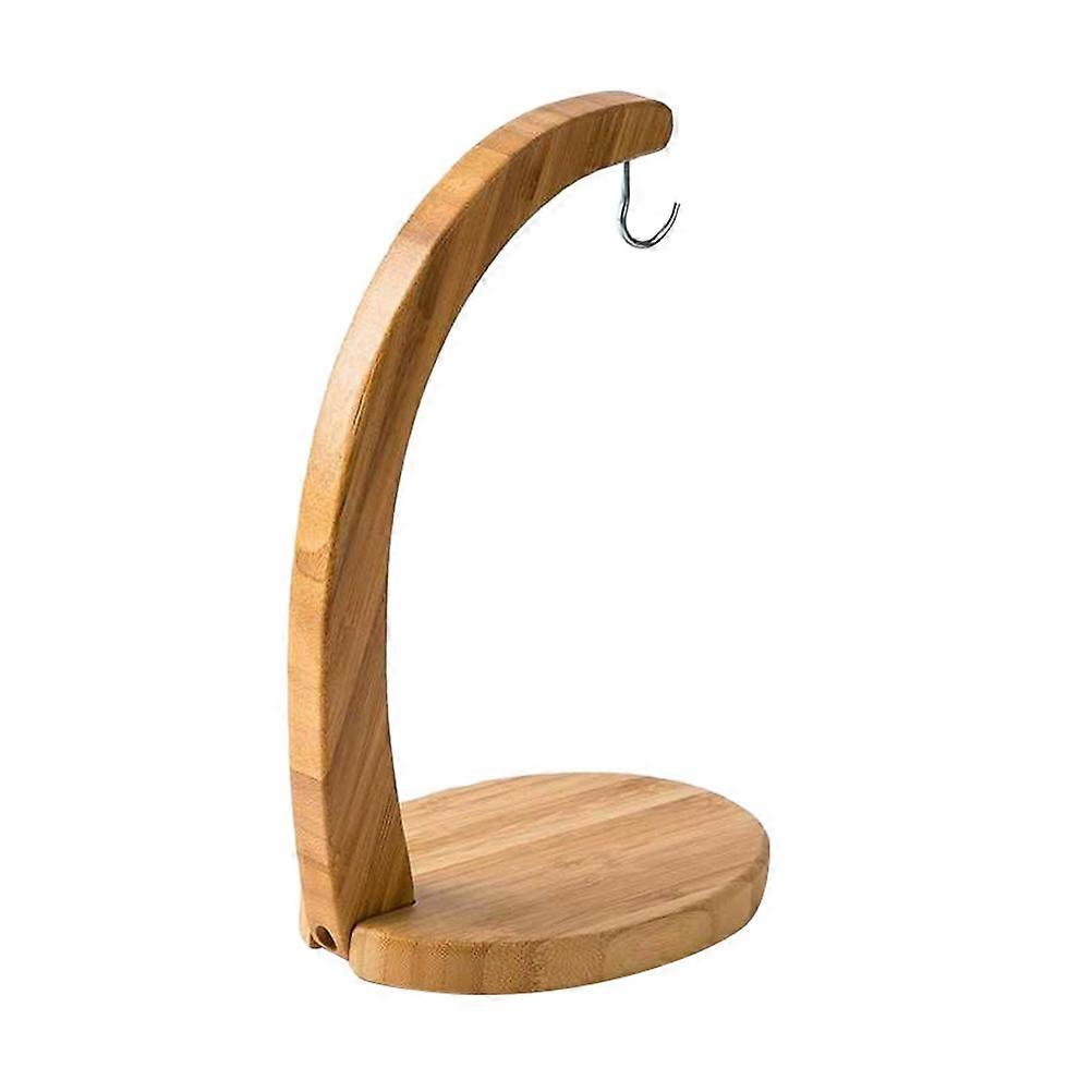 Creative Fruit Display Stand with Stable Hook Rack for Home in Khaki Color Made of Synthetic Material