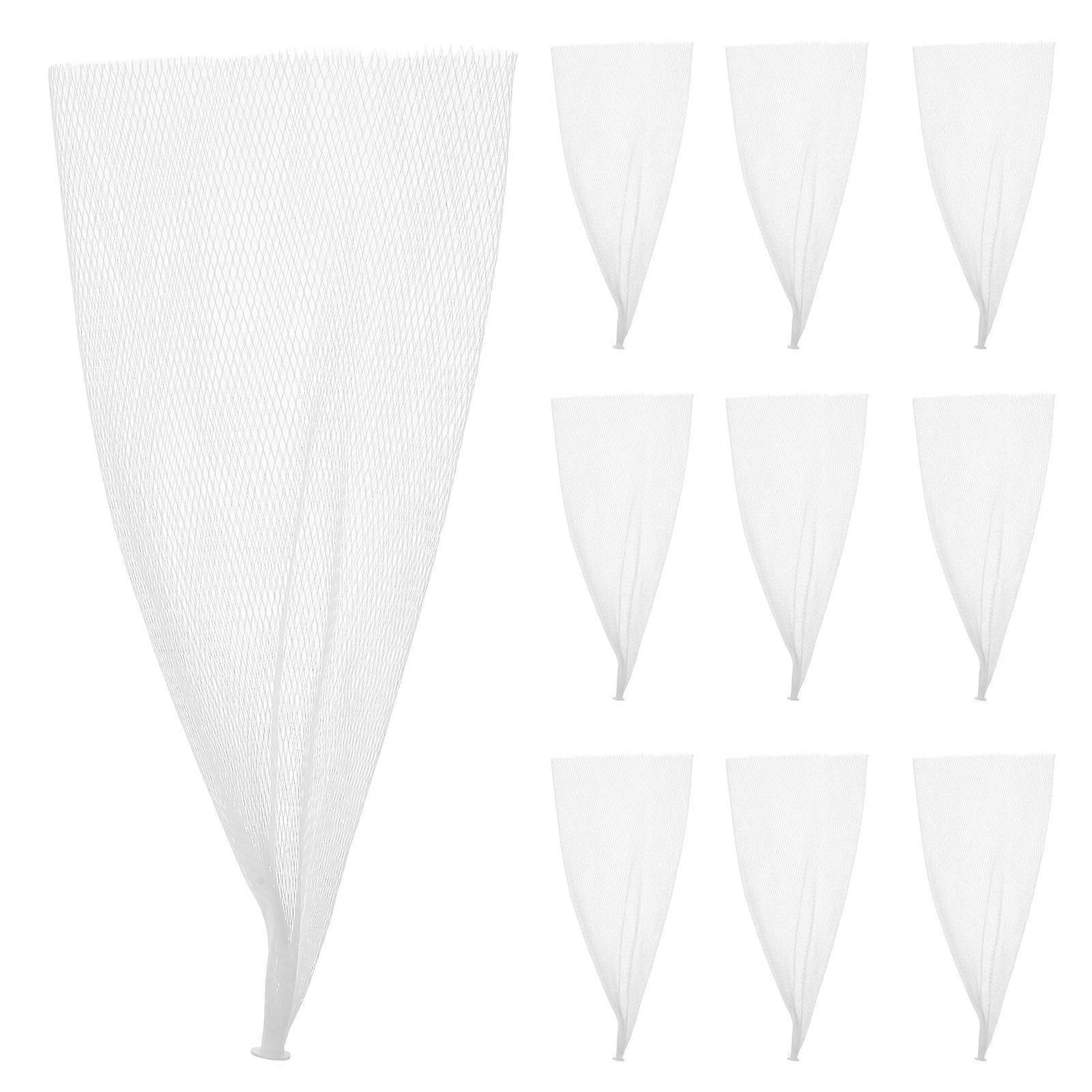 Onion Bags Mesh Net Bags For Produce Breathable Storing 100Pcs PP Material Kitchen Use