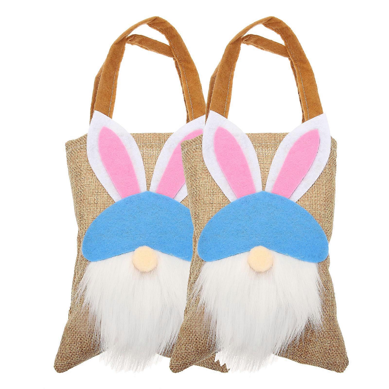 Candy Bags For Sweets present Bags Holding Candies And Snacks For Children Easter Celebration 29x14cm 2Pack