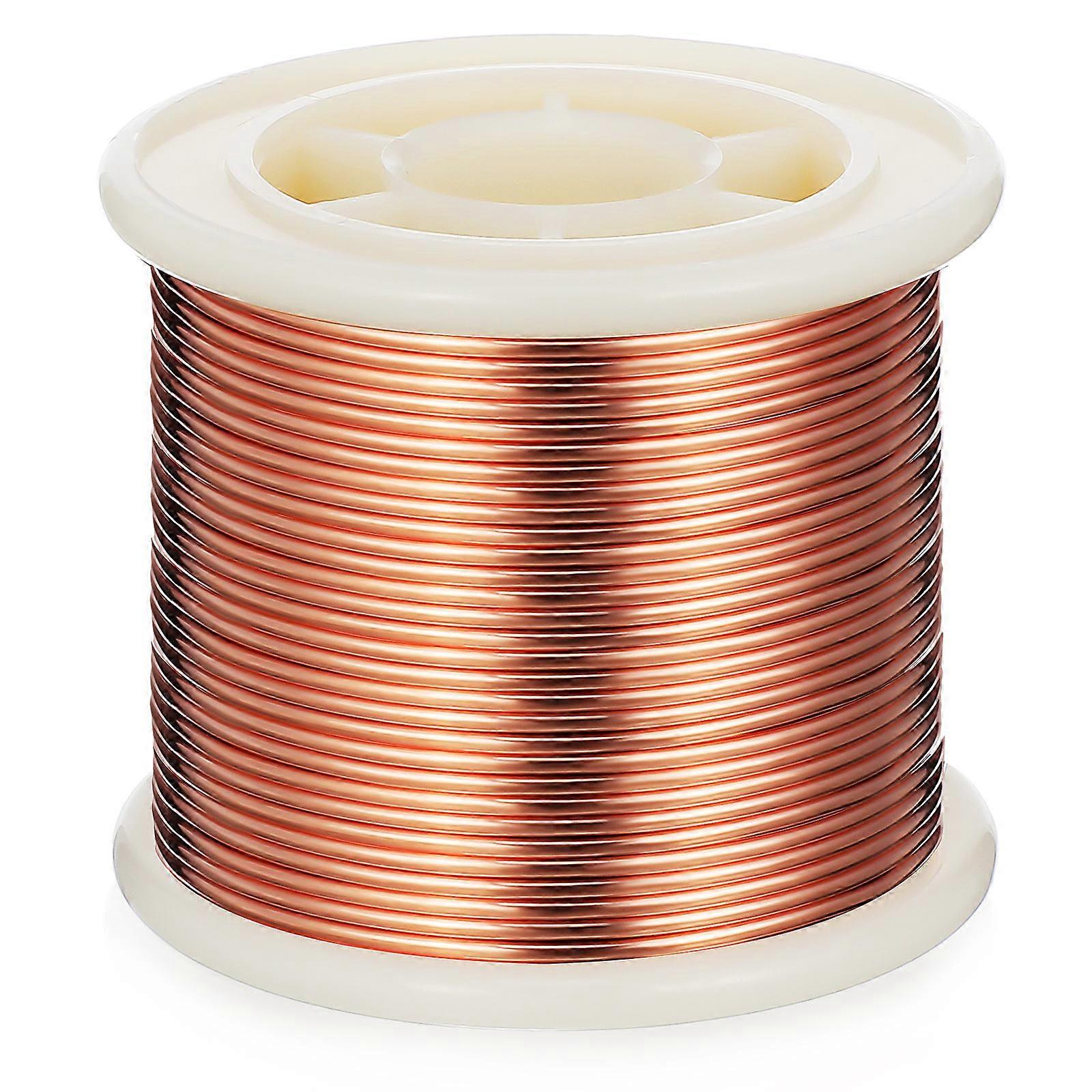 Copper Wire For Jewellery Making Reddish 17m Length 1.3mm Diameter Bare Copper Wire For Artistic Projects 1 Roll