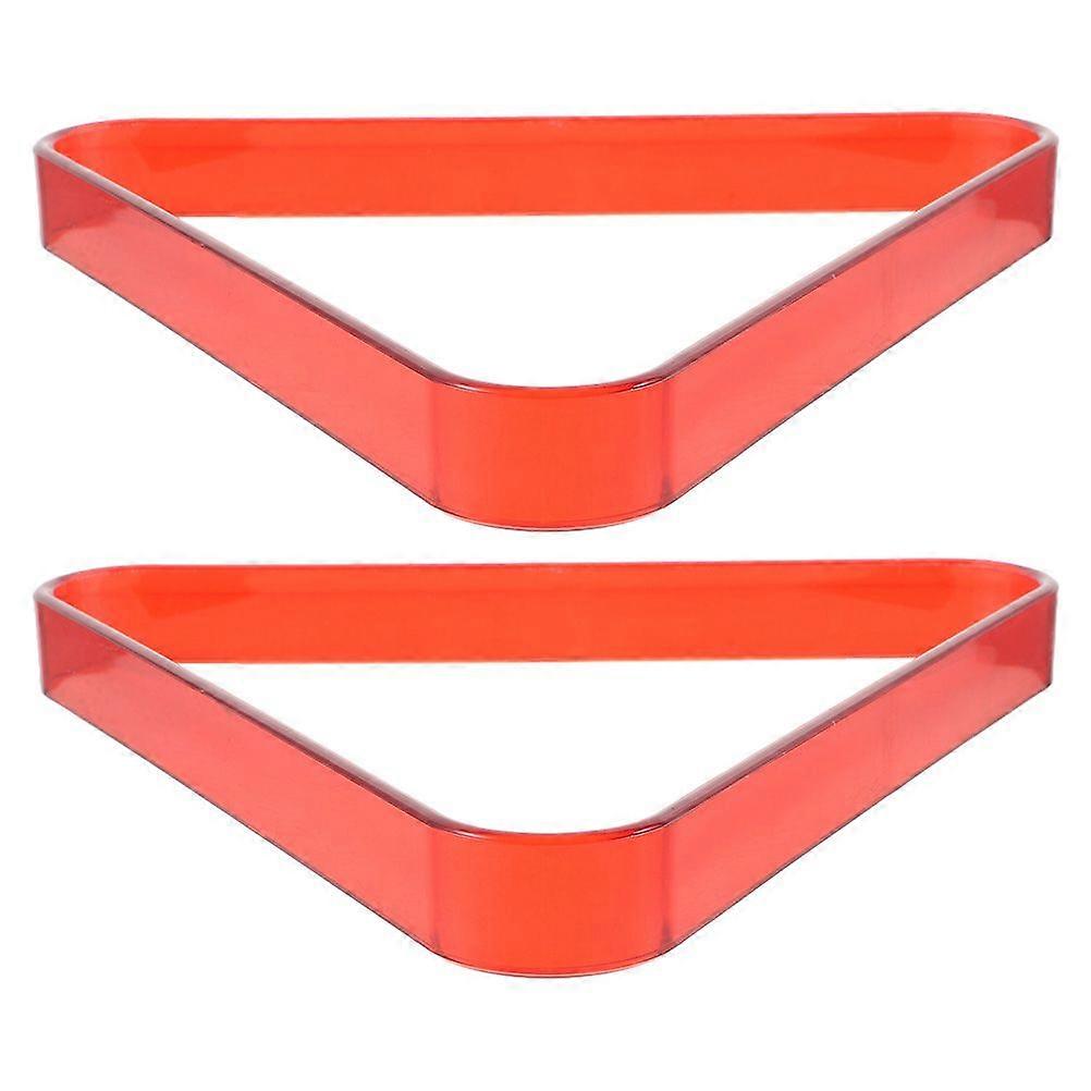 2pcs Games Billiard Ball Holder Pool Table Ball Rack Triangle Billiard Organizer for Club