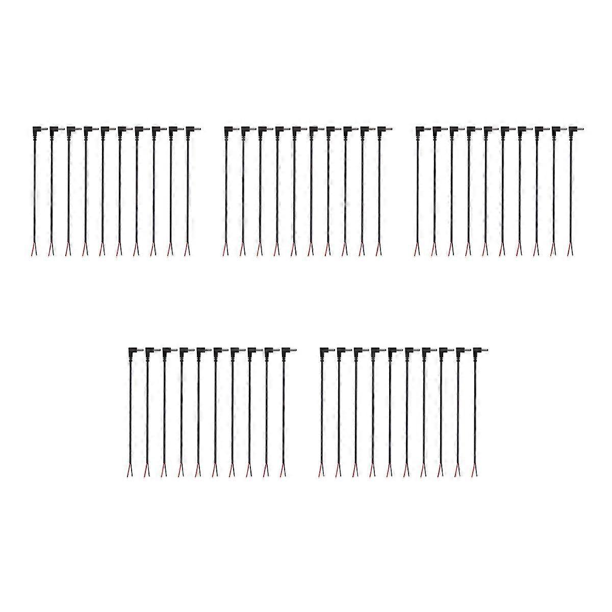 DC Power Male Plug Jack to Bare Wire Open End Pigtail Power