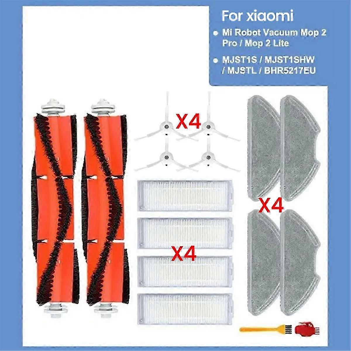 Suitable for Replacement Parts for Robot Vacuum-Mop 2 Pro, Mop 2 Lite, MJST1S, MJSTL, BHR5217EU Accessories Setsi xi