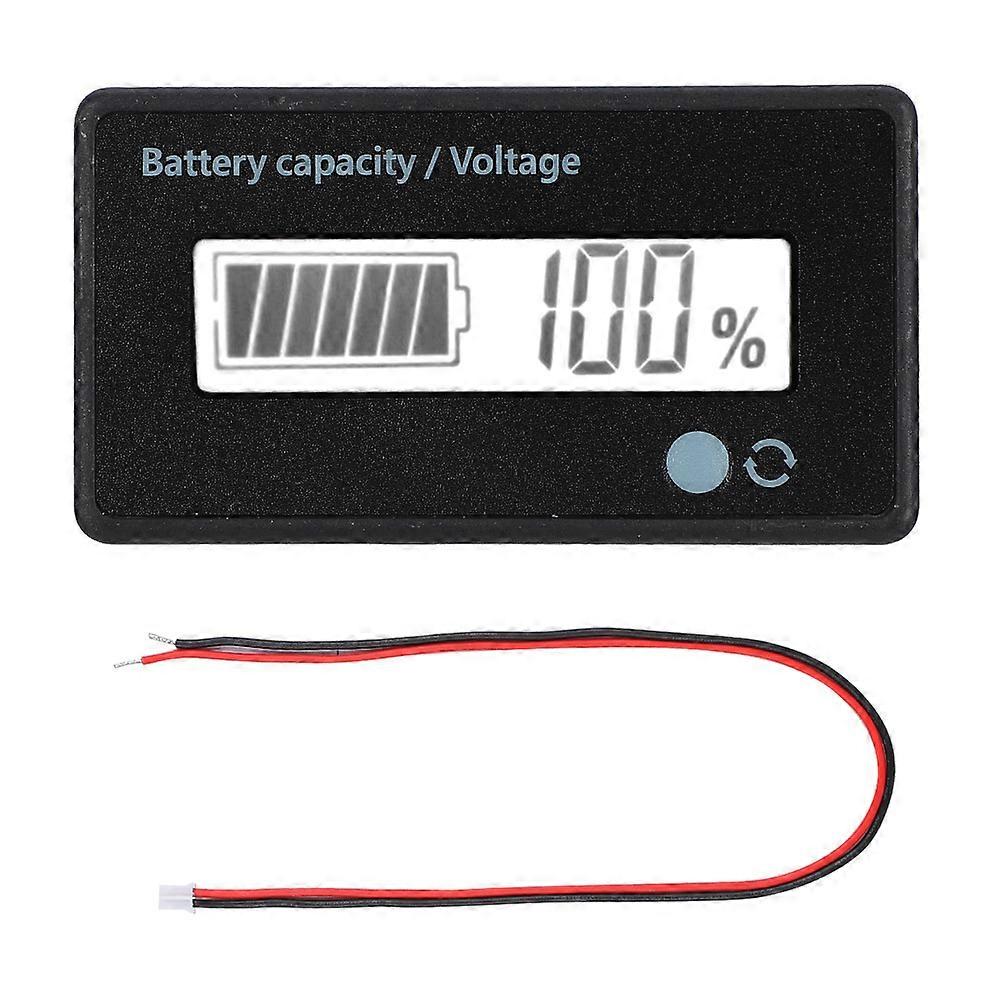 GY-6D PCB HTN Sound-light Alarm Battery Capacity Monitor Indicator Display 12-84V (White Light)