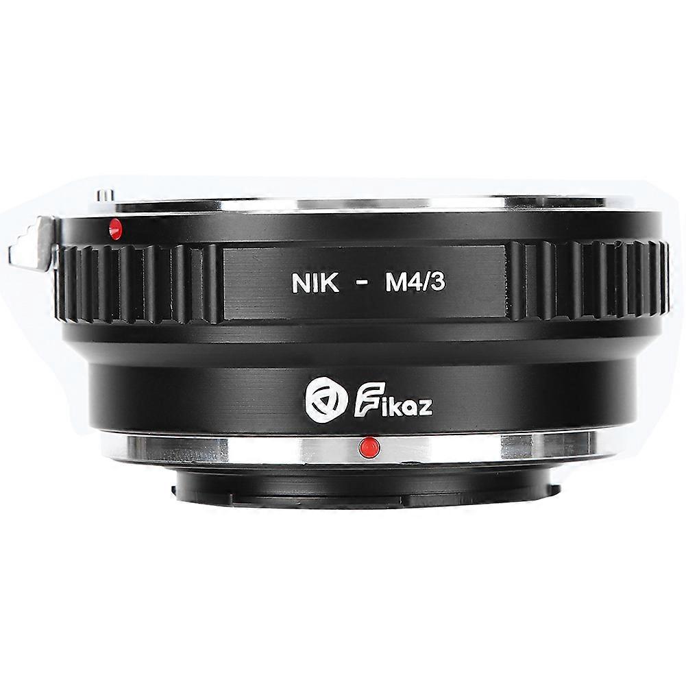 Fikaz NIK-M4/3 Lens Adapter Ring for Nikon F Mount Lenses to Olympus M4/3 Mount Camera