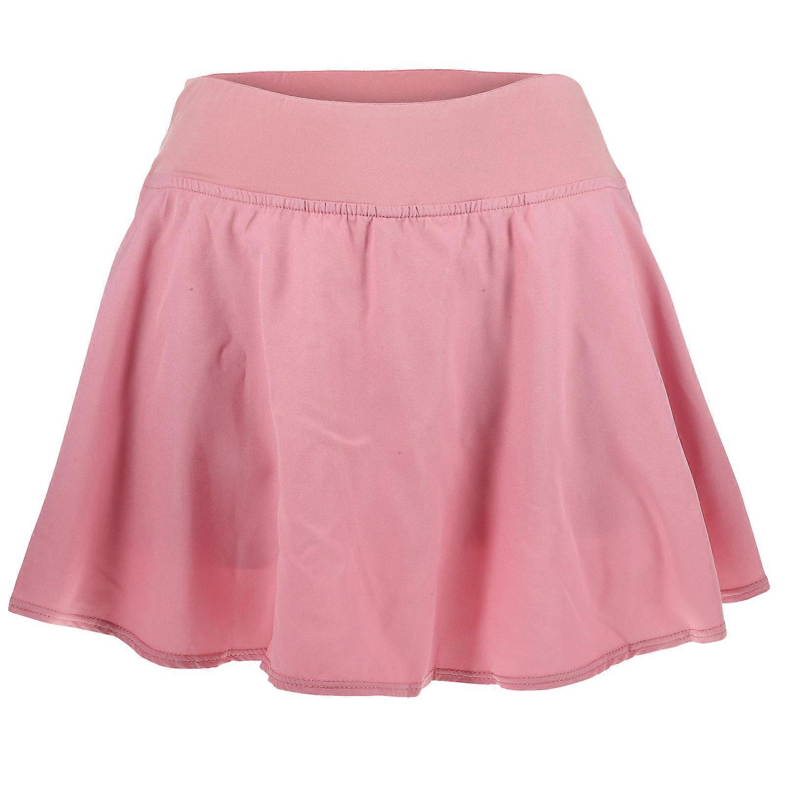 Performance Skort Women Workout Skort With Built-In Shorts Lining For Gym Workouts Pink Size M 1Set