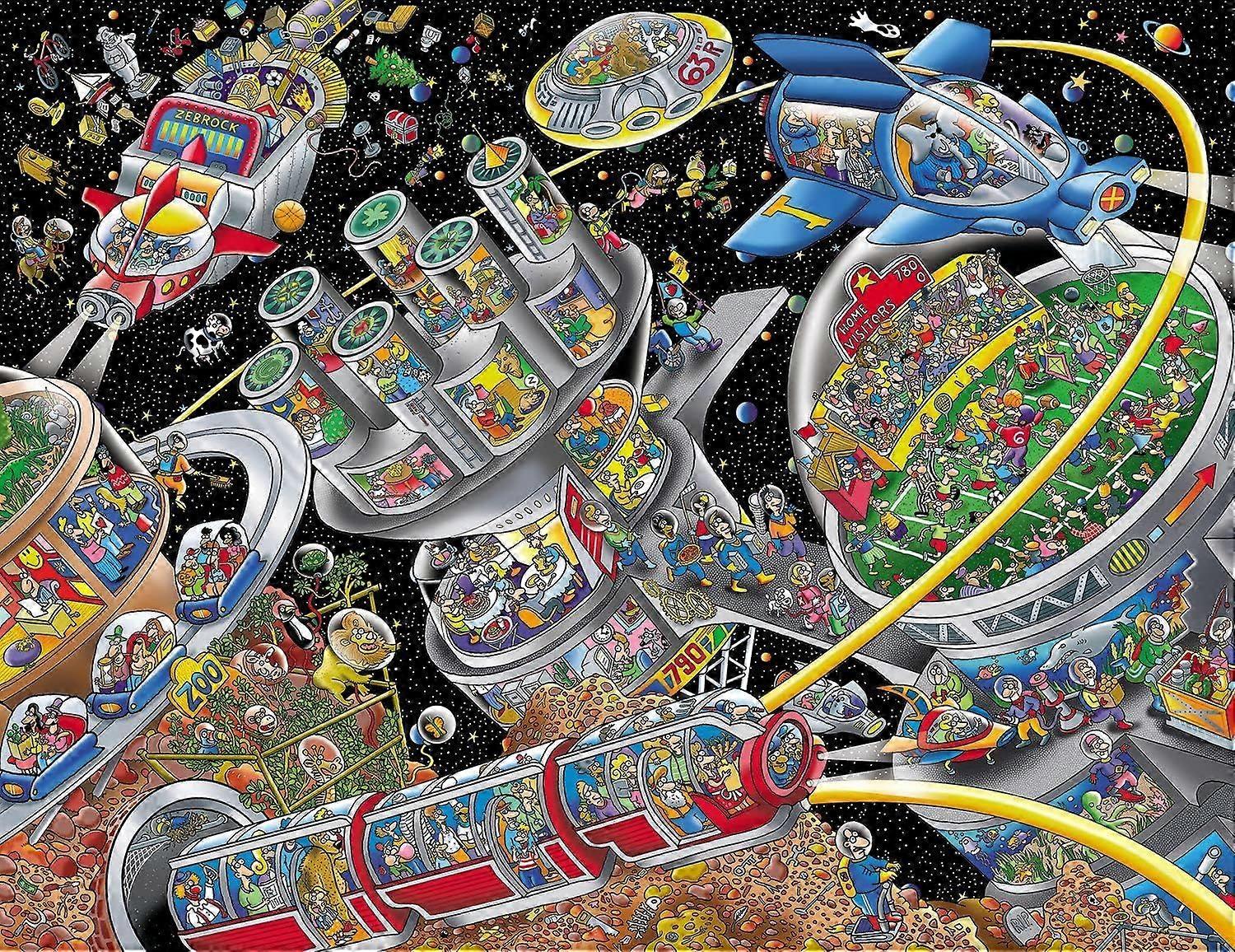 Rompecabezas de 1000 piezas Ciudad espacial