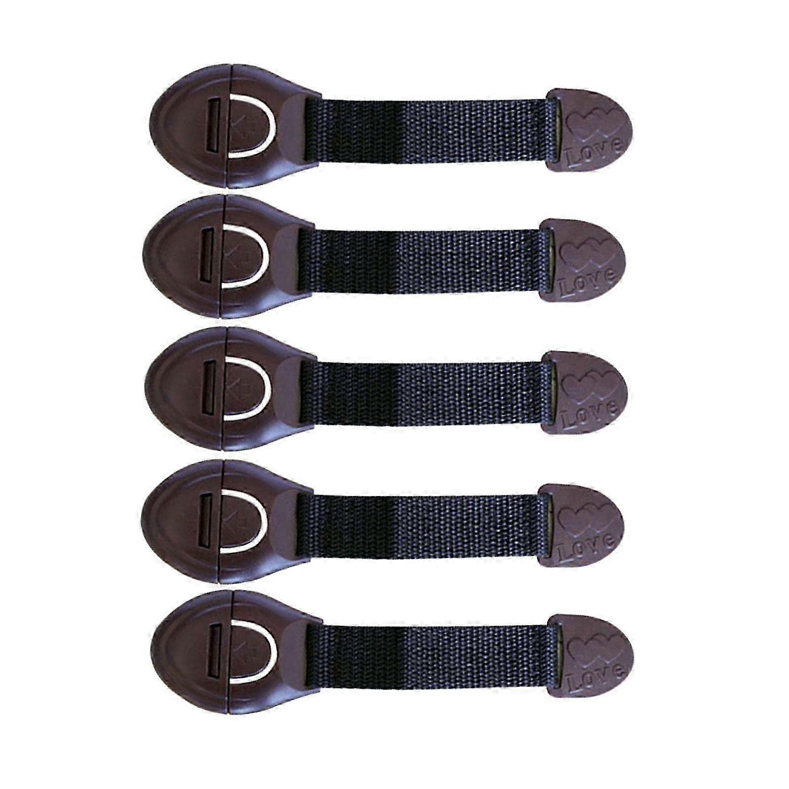 5 قطع درج النسيج قفل سلامة مجلس الوزراء الطفل قفل أشرطة سلامة الطفل أقفال مجلس الوزراء