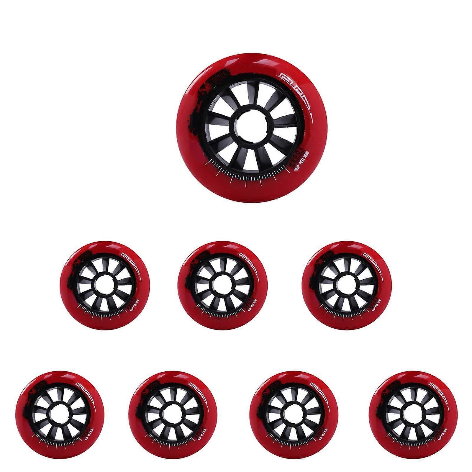 Rodas Gut Inline Skates Wheels Pack of 8 90 mm 100 mm 110 mm 85A for Inline Speed Skates Indoor Outdoor Asphalt Street Racing Rodas Gut 110MM