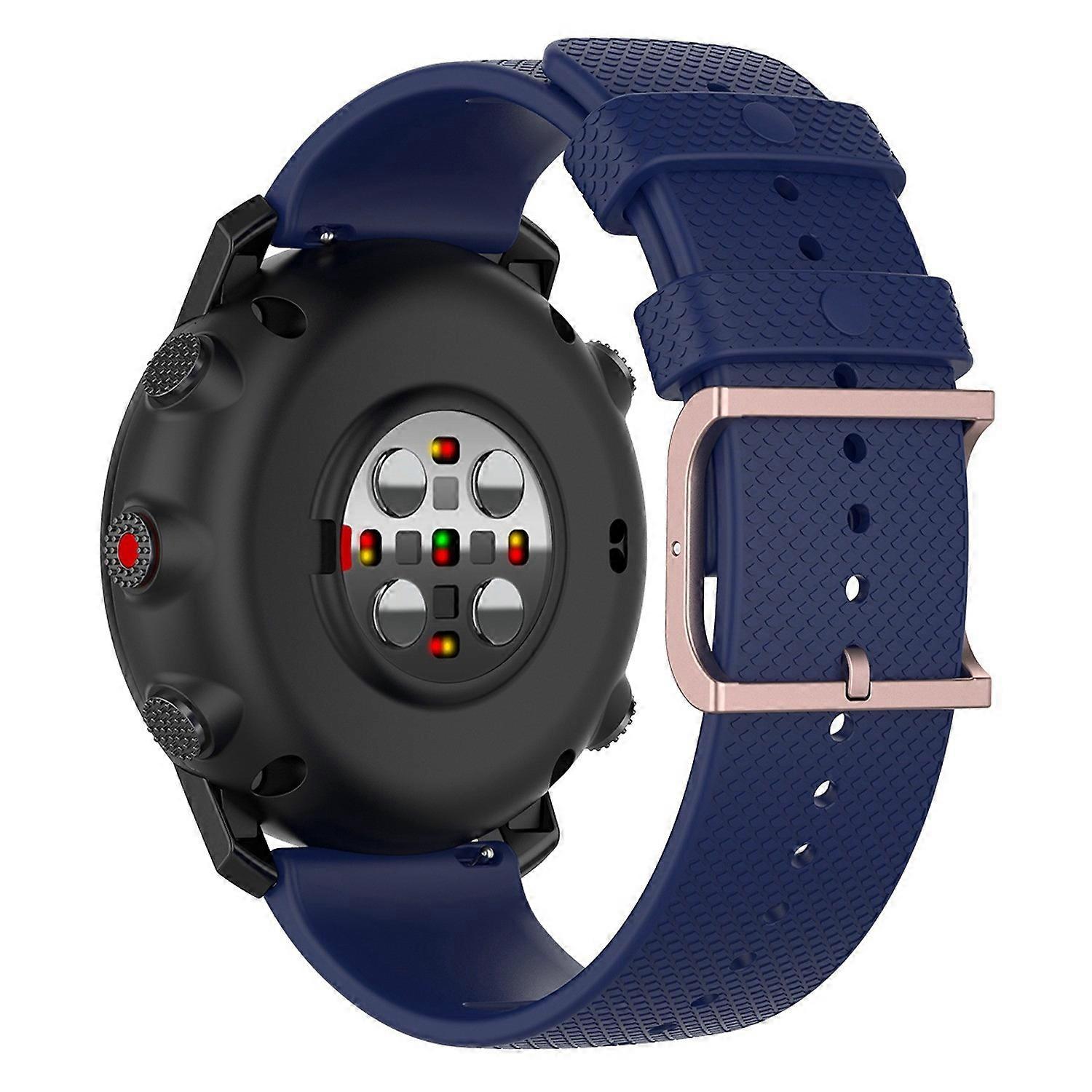 For Polar Grit X Grit X Pro Vantage M Vantage M2 22mm Dots Design Square Buckle Watch Strap Silicone