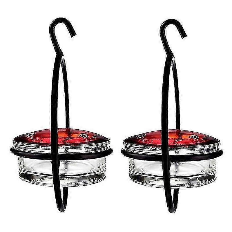 Beautiful Circular Hanging Bird Feeder, Outdoor Ant and Bee Proof Hummingbird Feeder (2Pcs)