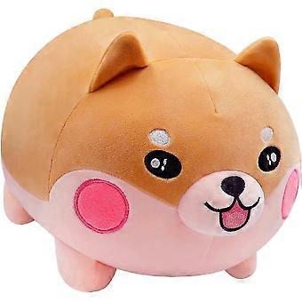Adorável Brinquedo de Pelúcia Chubby Corgi - Perfeito para Amantes de Anime e Animais de Pelúcia do Reino Unido