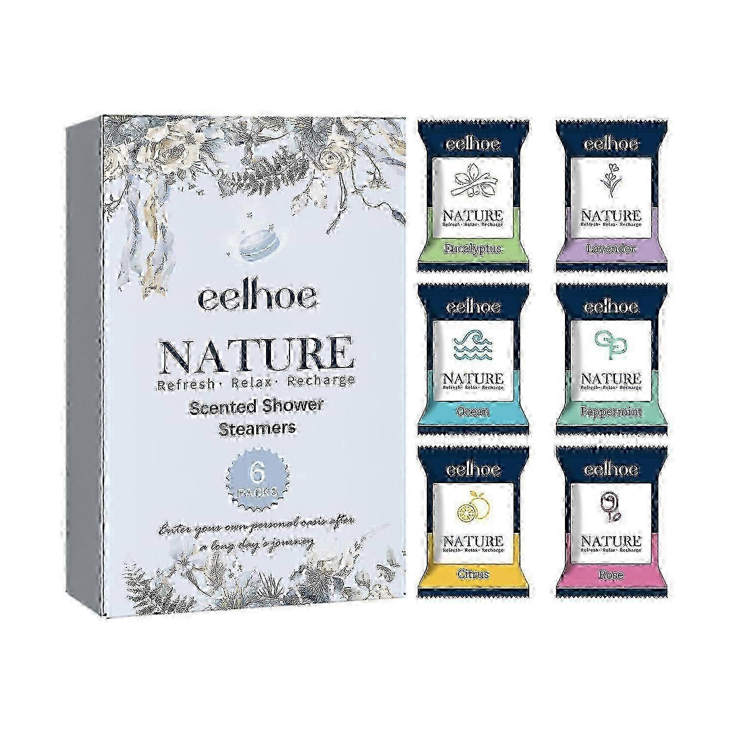 EELHOE shower sheet portable aromatherapy shower sheet deep cleansing relaxation SPA shower sheet