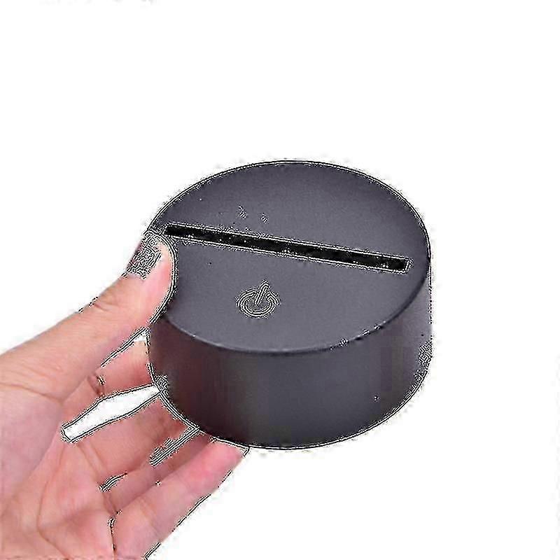 Usb كابل تاتش مصباح قواعد ل3D Led ضوء الليل 7 لون ضوء مصباح قاعدة حامل