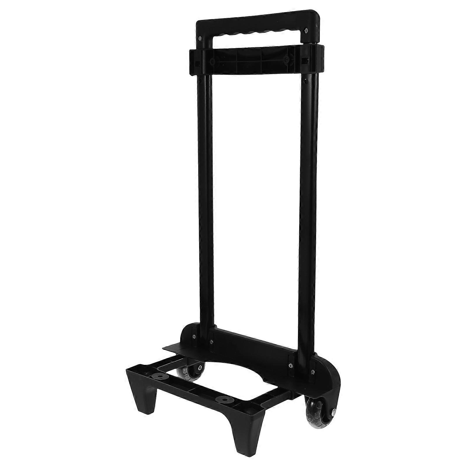 Foldable Heavy Duty Cart with Wheels, Ergonomic Telescoping Handle, Compact Aluminum Trolley for Shopping, Travel, and Easy Storage