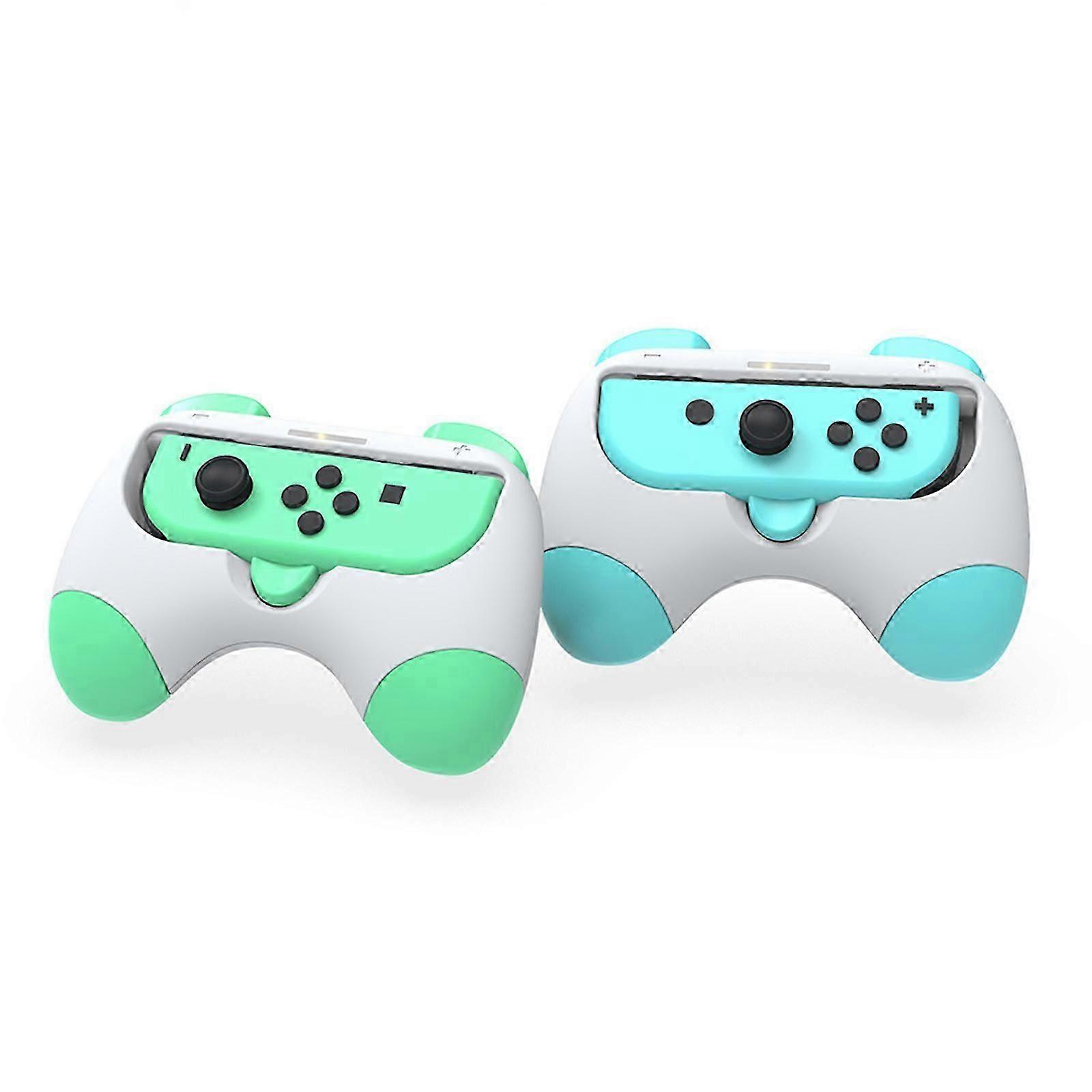 2pcs Grip Kit for Switch/Switch OLED Controllers,Wear-Resistant Hand Grip for Switch/Switch OLED Controllers