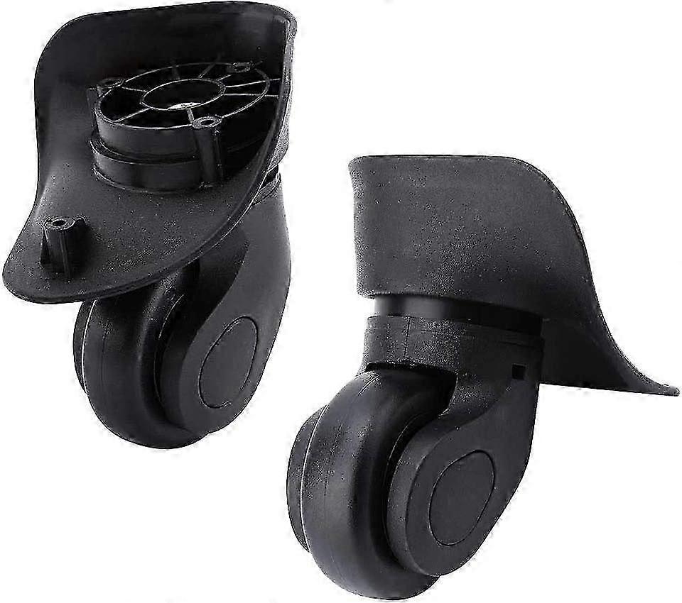 Universal Suitcase Casters  Quiet Multidirectional Rubber Wheels for Luggage Repair and Replacement