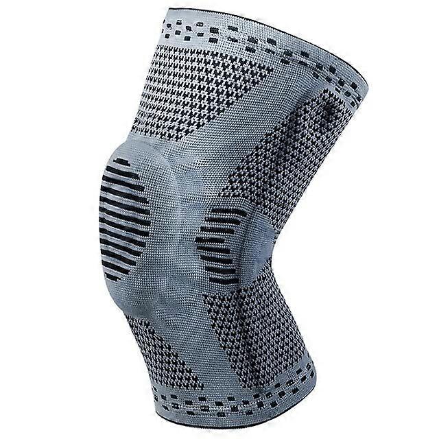 Patella Knee Pads Silicone Spring Knee Pads Basketball Knitted Compression Elastic Knee Support Sports Ref: 2428