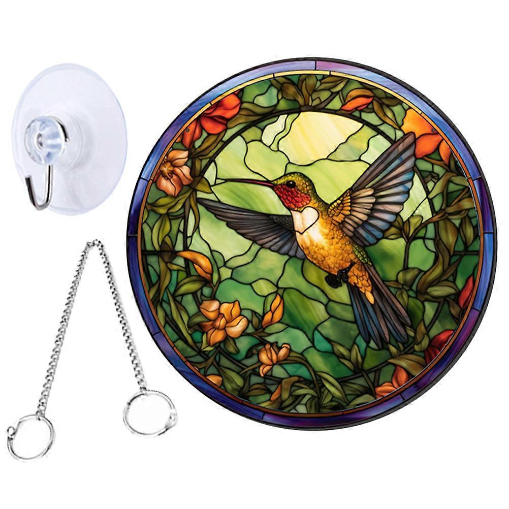 Acrylic Hummingbird Pendant Ornament, Double Sided Sturdy Hanging Decoration, Handmade Craftsmanship for Home Decor