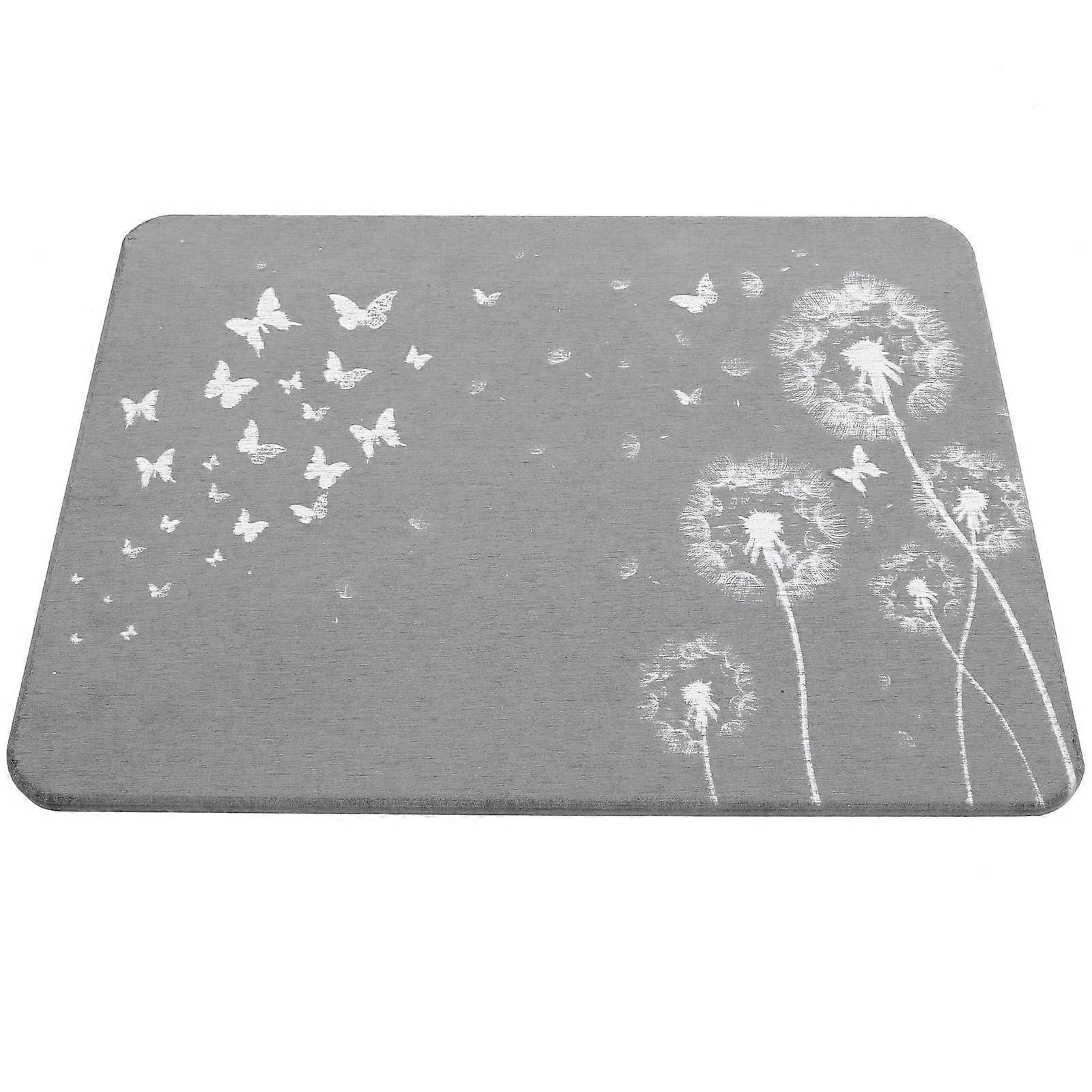 Tableware Drying Mat Kitchen Drying Mat For Hotel Users Anti-Slip Simple Color 15.6×11.6×0.4in 1Pcs