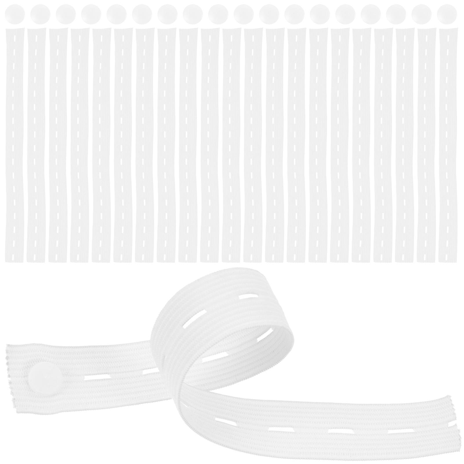 Closet Organizer Elastic Bands Elastic Band For Clothes Organizing Households Simple Design 50Pack