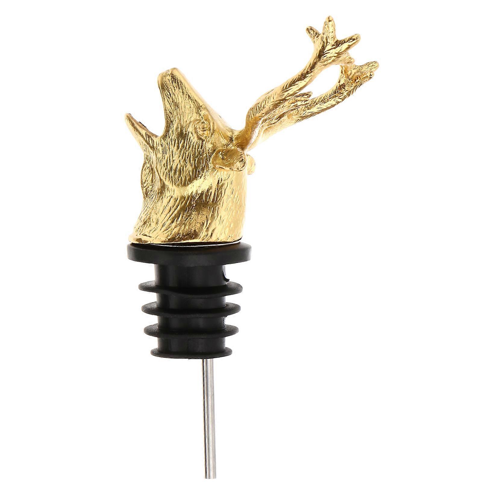 Animal Deer Head Pourer Aerating Party Restaurant Use 1Pcs