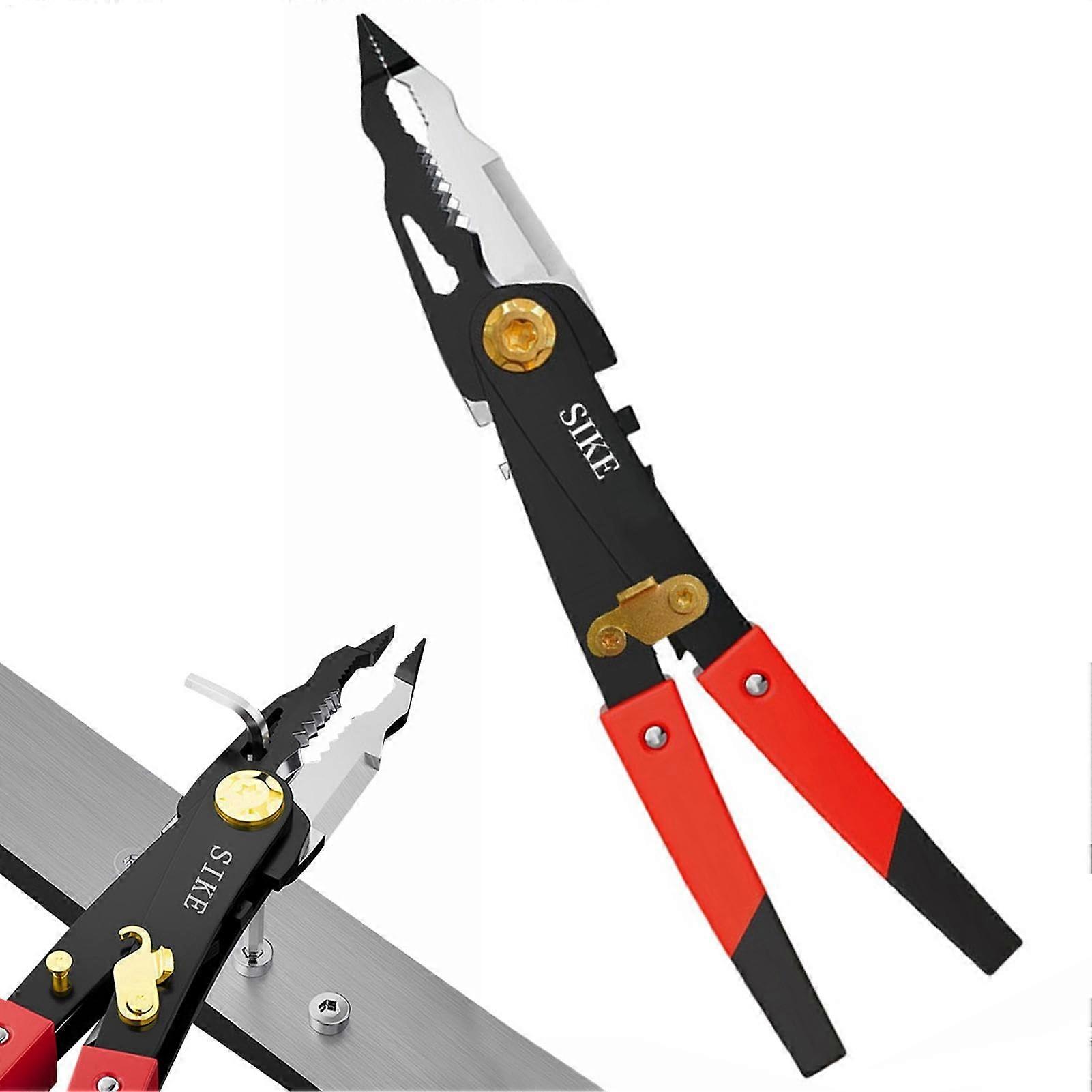 Wire stripper, manual wire stripper with needle nose  Multifunctional electrical tools