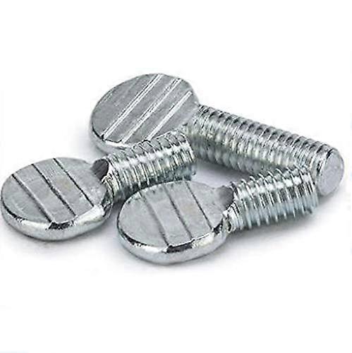 Security Bolts M4 M5 M6 M8 UNC 1/4-20 Flat Head Thumb Screw Carbon Steel Length M6x35 Size M6x10 Adjustable Handle