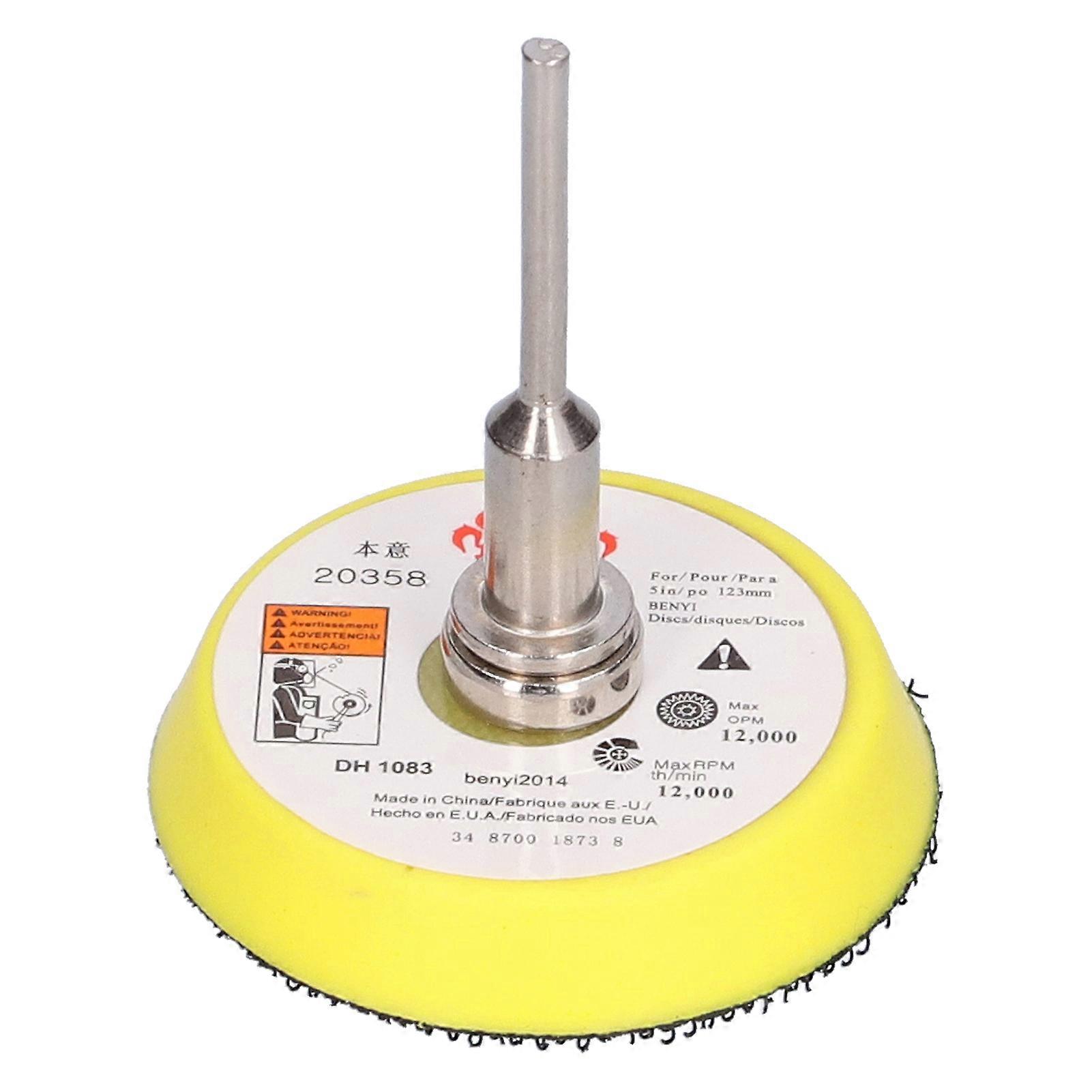 Hook and Loop Backing Pad 2in Plate with 3mm Shank for Sanding Polishing Buffing